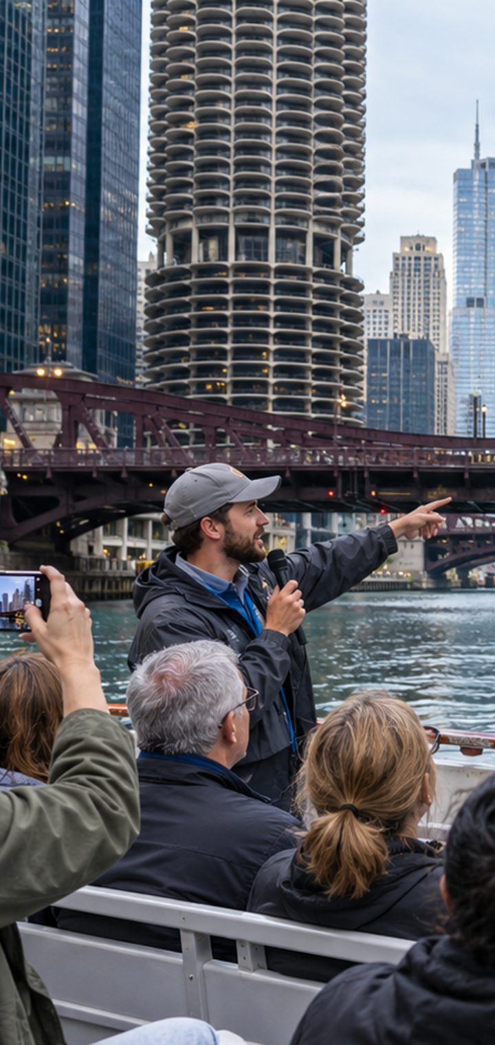 Guests on tour, shown on a phone screen